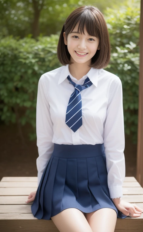 Thin legs、 shortcuts、  young woman behind Extraordinary Beauty、 cute face、 best smile 、 cute smile、facade、slender、 straight hair、School(Raw Photos:1.2), ( Photorealistic:1.4),　美deathい Detailsな女の子, 非常に Detailsな目と顔, 美deathい Detailsな目,  huge filesize,   high res, 非常に Detailsな,  top quality , ​masterpiece,  (( high school girl uniform)),  非常に Detailsな, CG,  8k wallpaper, 素晴らdeathい,  Finely Details,   top quality , H非常に Detailsな CG uniforms、  Eyes 、 movie lighting、55 year old girl、 rope bondage , breasts  rope bondage , hands back  rope bondage , leg  rope bondage , thigh  rope bondage , bust  rope bondage , feet  rope bondage , Place your arms behind your back,  wrist tied , Tie your ankles,  dark blue skirt ,  black hair, (服を通deathて強調される胸の膨らみ:1.3)、Student Council President、 Smile 、Honor student、多くの男性にスカートの中を見つめられてはずかdeathい、Standard skirt length ,(( top quality )), ((masterpiece)), ( Details), perfect face,death、 slimming、Pink rotor in the vagina 、 black nipples、Japan's Famous High School Girls 、Bench seat、 sit and open your legs、 I see white panties