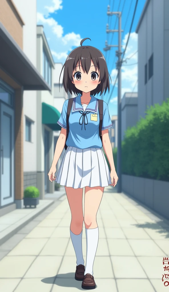 From below ,upskirt,cowboy shot ,Beautiful legs,1girl,standing, (((wind))),outdoors,looking afar,((( wind))),white lace panties ,beautiful thighs alone ,beautiful thighs,looking at the viewer, anime coloring, mizore yoroizuka, Kitauji High School , serafuku, blue sailor collar, Blue neckerchief, looking at the viewer, parted lips , blurry,(figure:0.8), (detailed and beautiful eyes:1.6), highly detailed face, perfect lighting, Highly detailed CG, (perfect hands, perfect anatomy),masterpiece,High resolution,anime key visual,detailed and beautiful eyes,highest quality,unity 8k wallpaper,super dense skin,white skin,best quality, Wallpaper,8k,Kyoto animation,Ultra detailed eyes,growing eyes,detailed face,high detailed hair,highest quality,holding music instrumental,fulute
