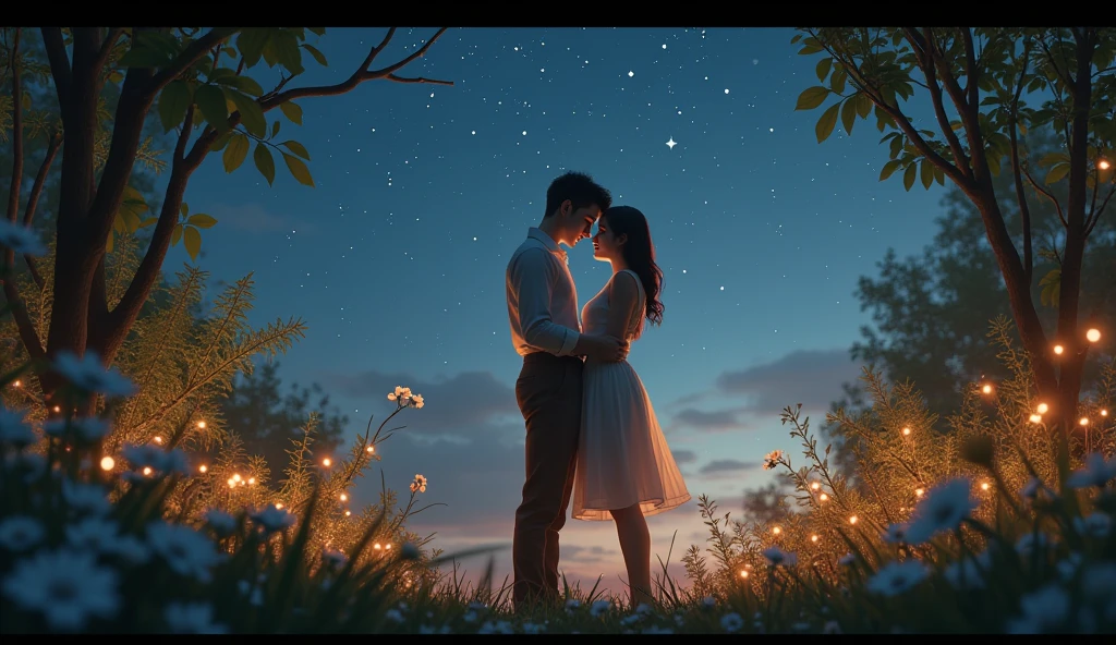 More than two fireflies are in love with each other."
