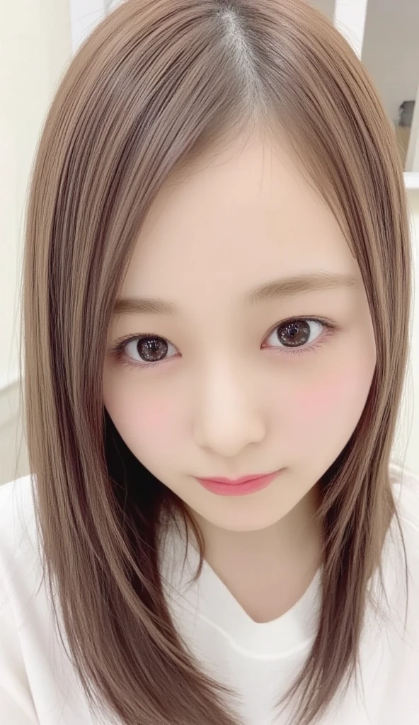  20 year old cute Japanese woman , (( Extremely Accurate Anatomy:1.0)), (photo  realistic :1.4), (hyper  realistic :1.4), (最高品質の realistic な肌の質感:1.4), (Improved quality:1.4), ( enhances the beauty of skin texture:1.1), Clean, glowing skin, mesh, thin:1.2, ( realistic :1.3),  realistic なライティング, (  Smoother Lighting  :1.05), ( improves film lighting quality :0.9), Backlight, A gentle light on the face,  ray tracing, ( bright light:1.2), 32K,  One Japanese Woman, fine grain,  detailed face , ( film grain:1.1), ( natural smile :0), ( Enhances Body Line:1.1),  high res,  Natural Look , Kind eyes, Improves hair quality, Delicate light and dark ,  clean skin,  Graceful Posture,  beautiful eyes, Sharp details,  soft light reflection,  beautiful outline,  Delicate Skin Color , Thin hair ,  natural background ,  natural pose for everyday situations, Roller Style