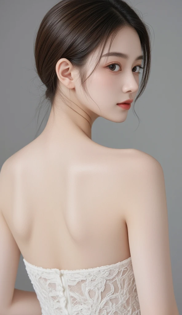 girl,Backless Dress