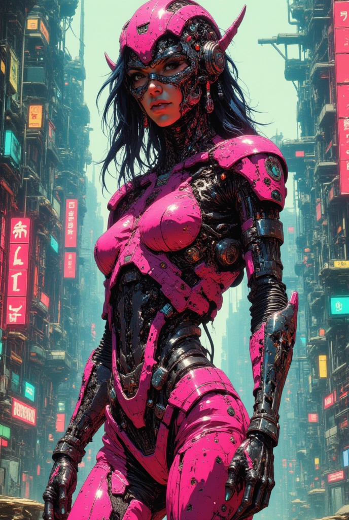 ((ultra realistic illustration:1.2)),(cyberpunk:1.4),(dark sci-fi:1.3). Sexy Japanese woman, with long black hair, red lipstick, wearing leather lingersuit, fishnets, jacket, thigh high boots. Rebellious. Dystopic megacity, gritty, neon, hell, Armored Core, Battletech. Front Mission. Masterpiece, (highly detailed:1.2),(detailed face and eyes:1.2), 8k wallpaper, natural lighting. core shadows, high contrast, bokeh.