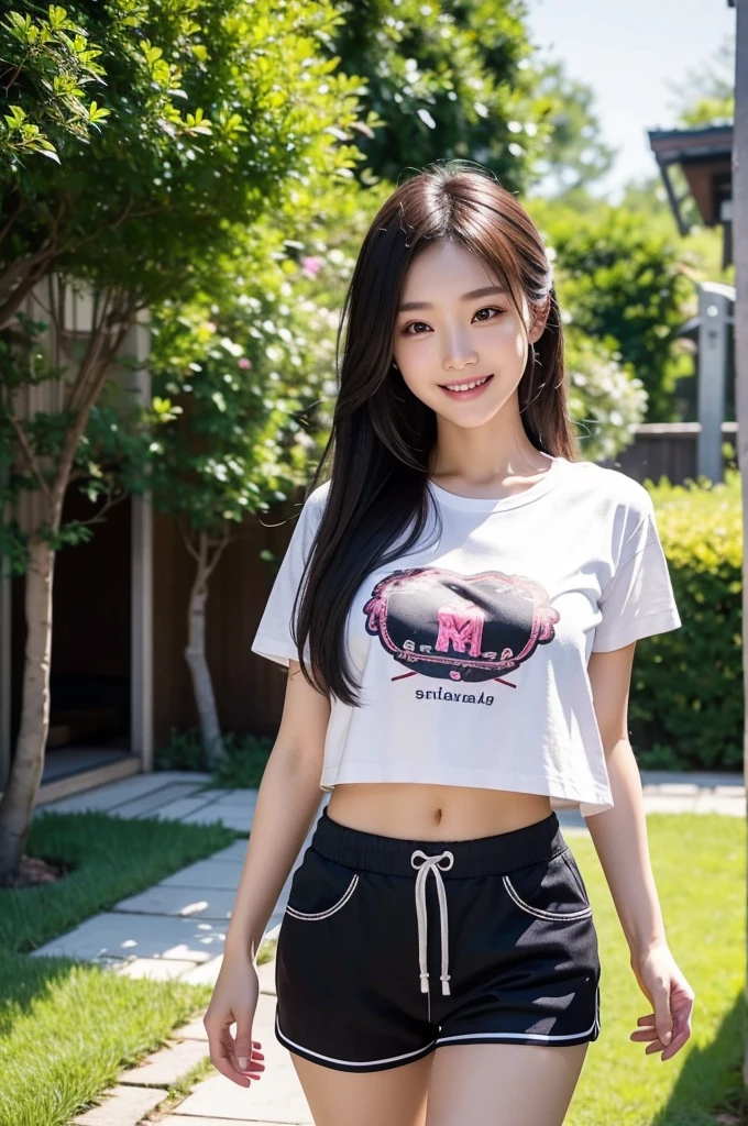 Japanese female, a lot of details, (underweight), 30 years old, detailed black hair, beautiful detailed hair, super fucking beautiful, delicate beautiful face, complex details beautiful and delicate eyes, perfect hands, (flat chest best quality:1.5), perfect and delicate limbs, detailed skin, best quality, ultra-detailed,(cheerful grin:1.5),
city, motorcycle:1.4, mech, legs spread, making a V sign, long hair, t-shirt, japanese, on the road, at midnight, fantasy, happycore, full body shot, front view, low angle shot