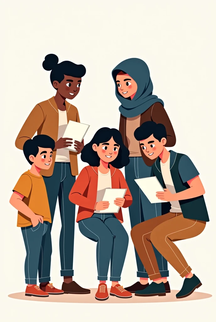 Thumbnail image for Muslim kids with the text " Oneness of God"