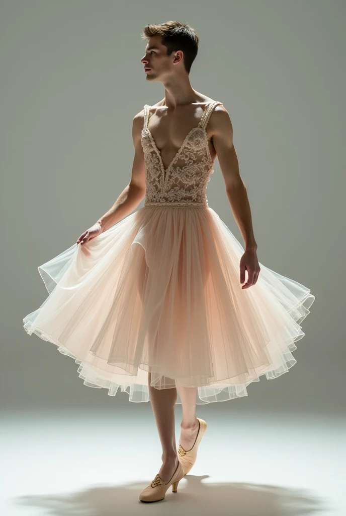ballerina grand battement pose