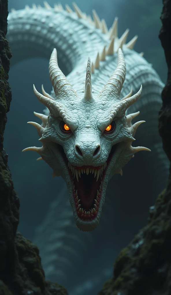 "3D rendering of a very nice white Chinese dragon，Dynamic representation, Vivid effects and details，Excellent image quality，high resolution，multiple colour,　many coins, Treasure"The most profound、Top quality、Photorealistic、Surrealism、posters、Three Kingdoms，3D stereoscopic，Stereoscopic visual deception，VRStereoscopic visual deception。