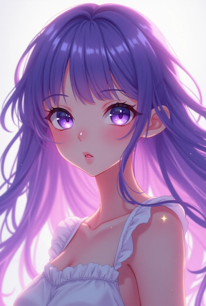 ((masutepiece,Best Quality)),(negative space:1.4),(1girl in, Solo:1.4),Beautiful detailed eyes,Floating pastel pink and lavender hair, Lavender eyes, At night, Starry sky, Shining stars, moon shining, girl crying with mouth wide open,length hair, Hair swaying in the wind, Tears fall and disappear into the sky,lying,Crying a lot