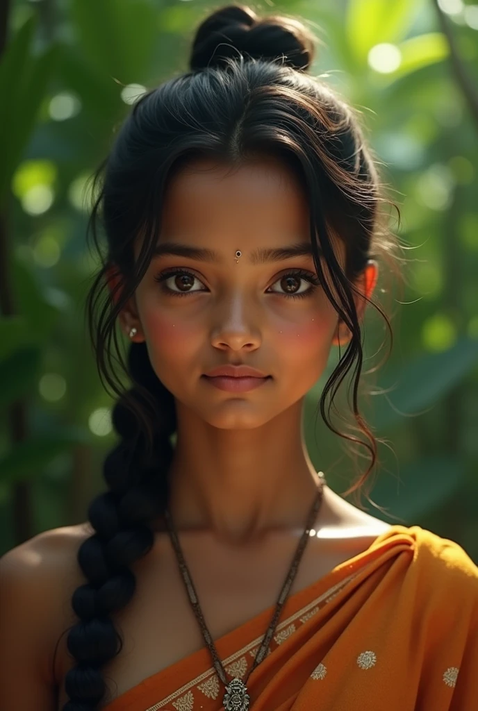 young Indian girl, 18-year-old,  gentle sun lighting on face , village mood , old cloths, silk cloth, cloth is transperent , lamp in hand, girl is in temple, back ground temple, village girl vibe, intricate facial details, full body picture, cinimatic pose flawless complexion, top-notch 3D rendering, hyper-realistic, shot on Indian road. photorealistic digital art trending on Artstation 8k HD high definition detailed realistic, detailed, skin texture, hyper detailed, realistic skin texture, armature, best quality, ultra high res, (photorealistic:1.4),, high resolution, detailed, raw photo, 400 camera f1.6 lens rich colors hyper realistic lifelike texture dramatic lighting unrealengine trending on artstation cinestill 800