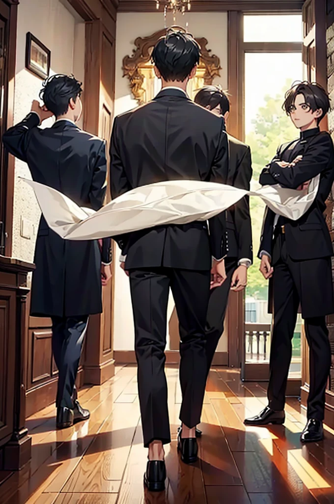 Three 2 men dressed all in black attempted to rape a woman in a royal room and the three men beat the woman. 