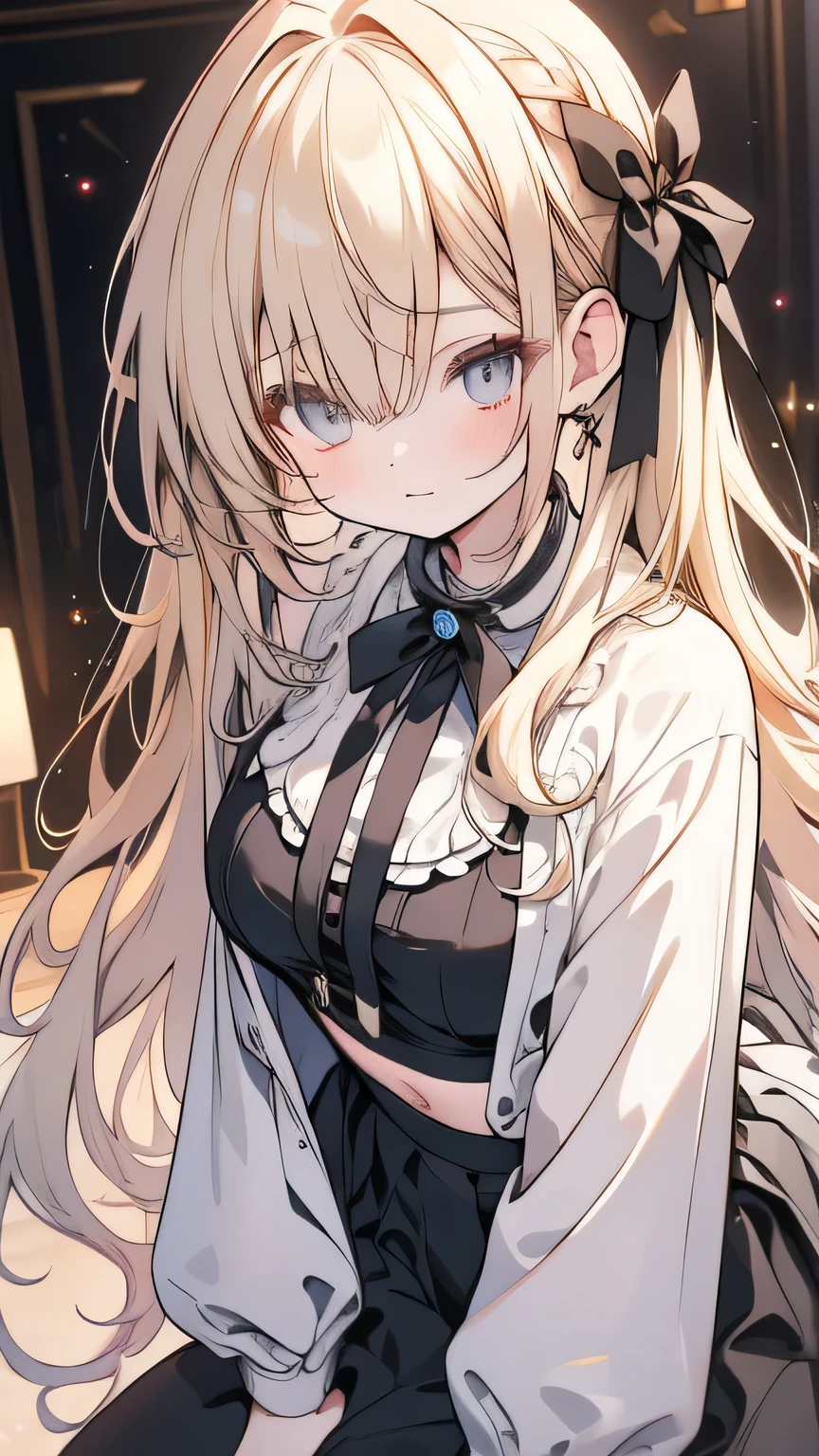 1girl, cynthia, blonde hair, long hair, hair over one eye, hair ornament, very long hair, large breasts, wavy hair, grey eyes ,bikini, indoor, masterpiece, best quality, very aesthetic, ultra high resolution,(((hdr,uhd,8k,best_quality,masterpiece))),very_aesthetic,absurdres, score_9,score_8_up,cinematic lighting , cinematic angle,