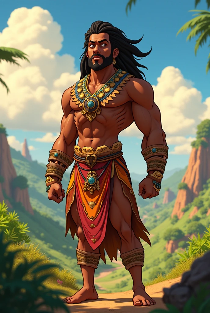 aztec man with big booty in boxers