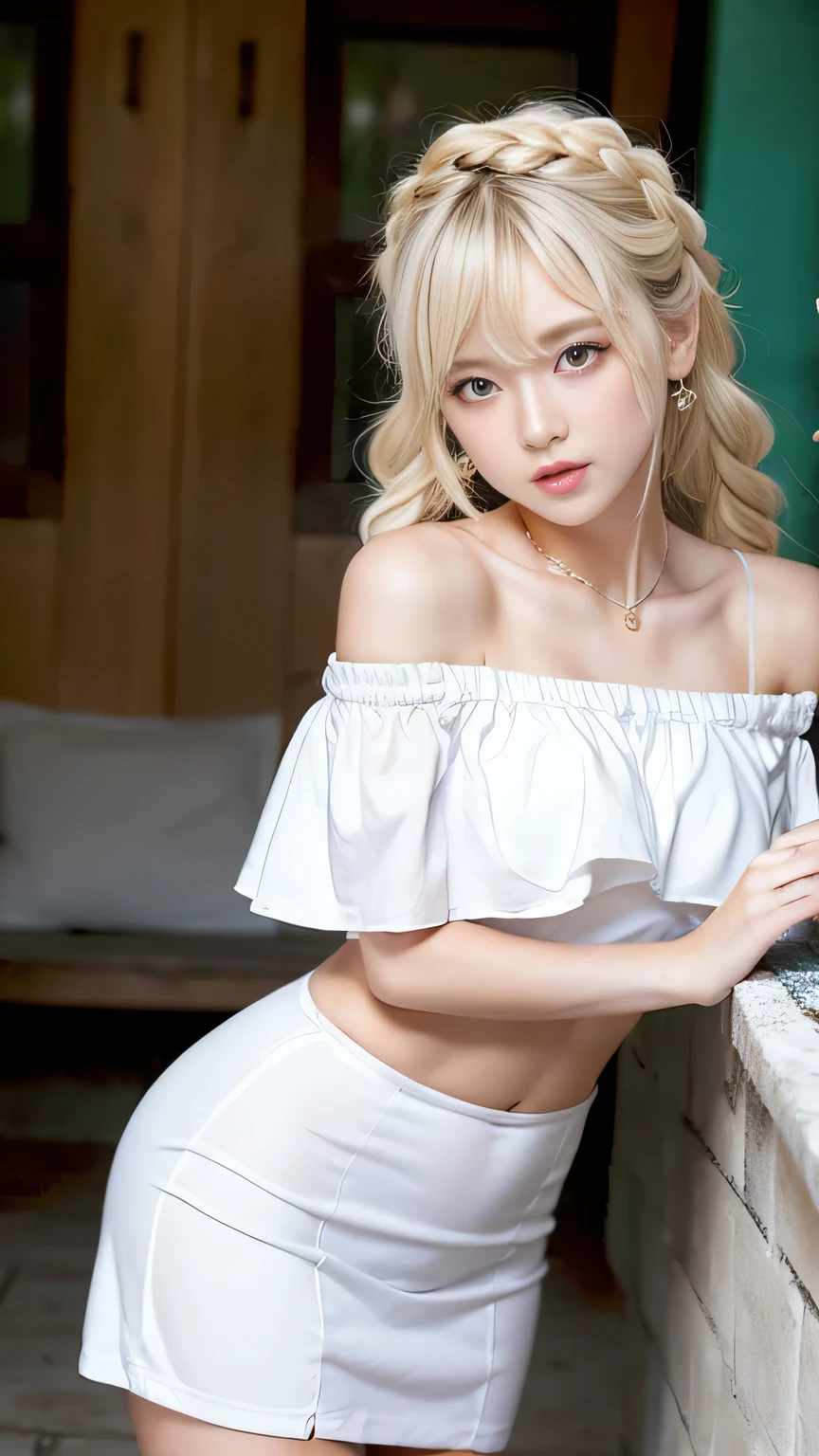 lying on a bed showing off her big fat ass cheeks wearing lingerie, ass focus ((masterpiece, best quality)), blonde pigtails hair, dark eye-shadow makeup around her eyes, dark mascara, thicc body, wide hips, big butt cheeks, large natural hanging breasts, intricate details, high quality, (photorealistic), (rich:1.4), ultra realistic 8k cg, picture-perfect face, flawless, clean, masterpiece, professional artwork, famous artwork, cinematic lighting, cinematic bloom, perfect face, beautiful face, beautiful eyes, 1girl, jihyo from twice, short dark hair, jihyo, kpop idol, standing in a fancy bedroom