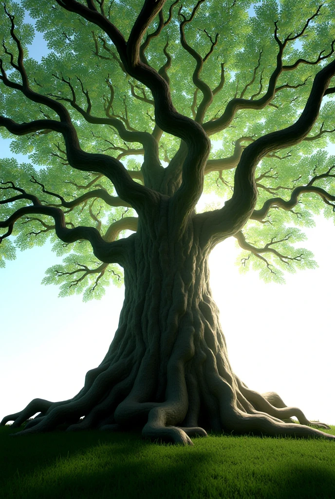 Tree. looking from bottom to up - SeaArt AI