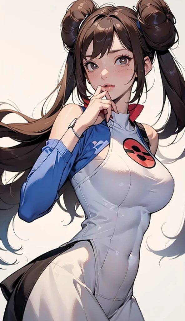  huge_assHot breasts muscle_abs  _nakeds huge_assHot _breasts  micro skirt Azur lane 
animagineXL_v1.0 sexy poses aluche anatomía a very busty, woman looks directly at the camera while wearing a white sleeveless one piece, 1girl, breasts, brown eyes, mole, brown hair, solo, looking at viewer, Beautiful girl Moe erotic anime style, freckles, mole on neck, sideboob