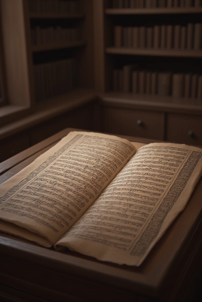 Sumerian manuscript on the table