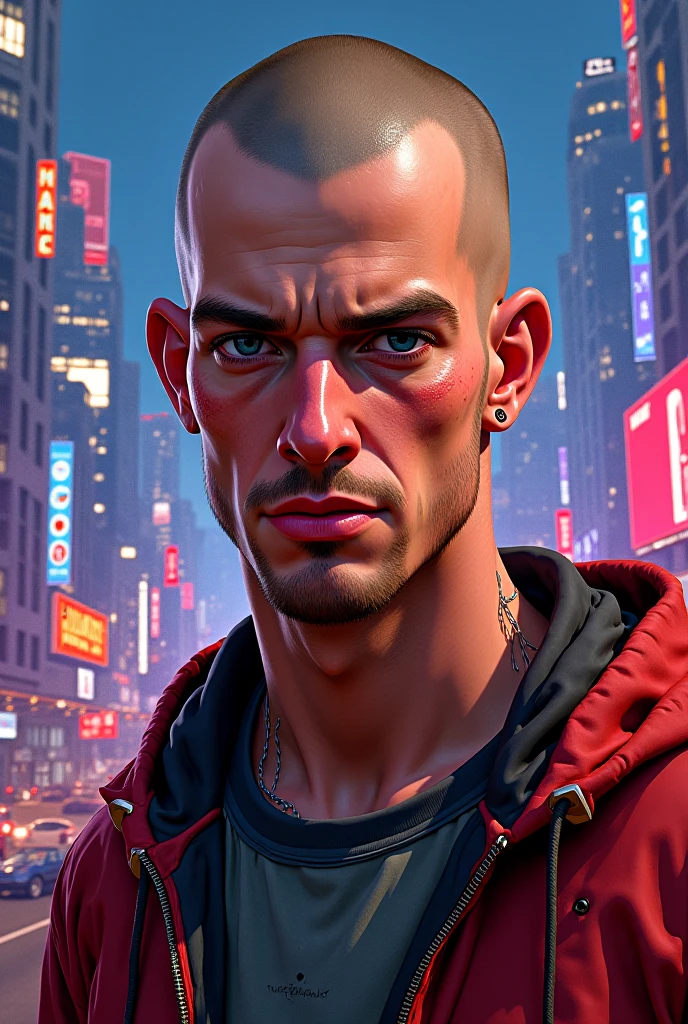 ( 
    (Character: one albine man, pale skin, crazy, insane, bald, scars, tattoo)
    (Clothing: straightjacket)
    (close shot:1.3, extremely detailed, (dynamic pose))
    (nighttime city, dimly lit, noir atmosphere:1, gloomy atmosphere, sand ominous lighting) 
    (Style: ((masterpiece:1.5)), (face detailed), photo-realistic:1.3, hyperrealistic, film grain)
)