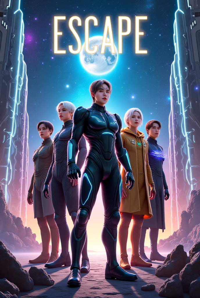 blonde girl in a short dress and gloves posing on a pink background, character poster, movie poster character, poster, Betty Cooper, Pink cult character, official poster, in a sci-fi movie, key character poster, Elle Fanning as an android, promotional movie poster, based on Anton Fadeev, eyes_Taylor-Joy, Dawn, New sci-fi movie, promotional poster