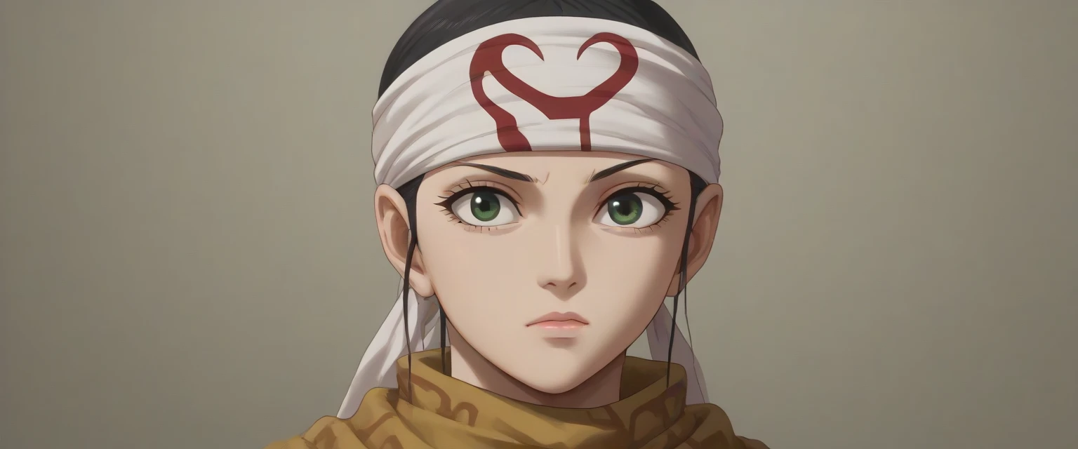 UHD, masterpiece, textured skin, high details, best quality, highres, 8k, 16k score_9, score_8_up, score_7_up, kyoukai cowl ((bandana on forehead))
