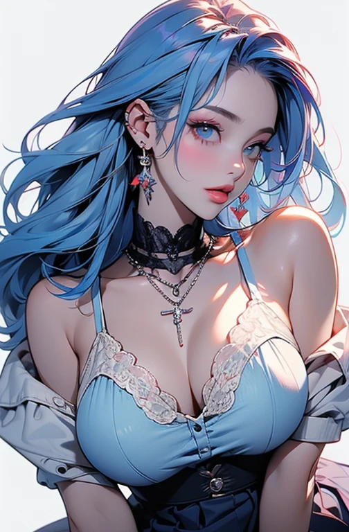 fantasy, 1girl, chalet, human, large breasts, navel, naked, (masterpiece, best quality), side lighting, beautiful detailed eyes, slave chains, slave collar, lying on the bed, slave clothes, rolled eyes, tongue out, mocked on the tongue, crazy, open mouth, screaming, ahegao, heavy breathing, blush, sweat, slave clothes, multicolored hair, hair bun, 16k, highres, best quality, award winning, high quality, high details, super detail, textured skin, anatomically correct, ccurate, retina, UHD, masterpiece, 16k, highres, best quality, award winning, high quality, high details, super detail, textured skin, anatomically correct, ccurate, masterpiece, UHD, retina --auto --s2