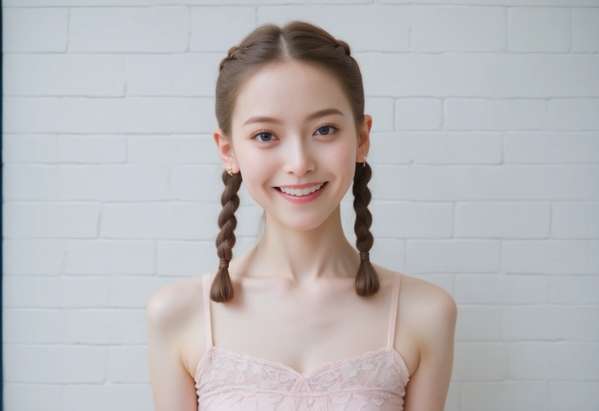 pedo,pthc,laos teen rhythmic gymnast girl, 1 girl, age 7,(very slim anorexic slender skinny body:0.6); skinny,small (130cm),smile, french braids