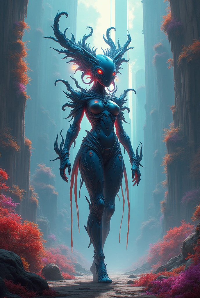 (highly detailed hands, hand model:1.4), anime style, (demonic, infernal, evil:1.25), (full body:1.2), Twist Out, (antlers:1.3), from the side, demonic tattoos evil lighting, devil, claws, light sea green skin, (in a torture chamber:1.2), claw pose, on a balcony, bombshell hair, neon blue-grey hair, bombshell hair,Messy Waves, spread arms<lora:EnvyFairyQueenXL01a:1.2>