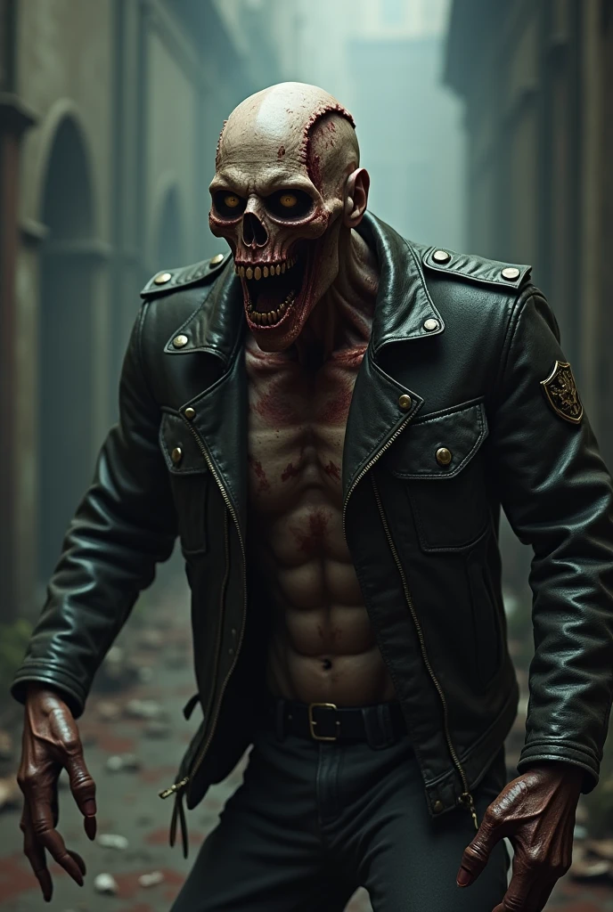 I'm going to draw a zombie his,The braincase is gone,Eating,A person's fidelity 1.83