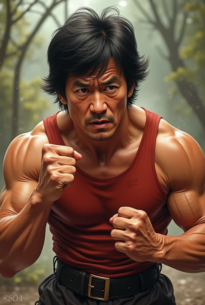 animation style , side view, (Bruce Lee hand clenched into a fist), (((bloody scar cuts on the face cheek))), atmospheric lights, god rays, perfect male face, ultradetailed, (((wearing black tuxedo))), ((rectangular blocks of transparent ice in the background), smooth, High Detail, soft bokeh background