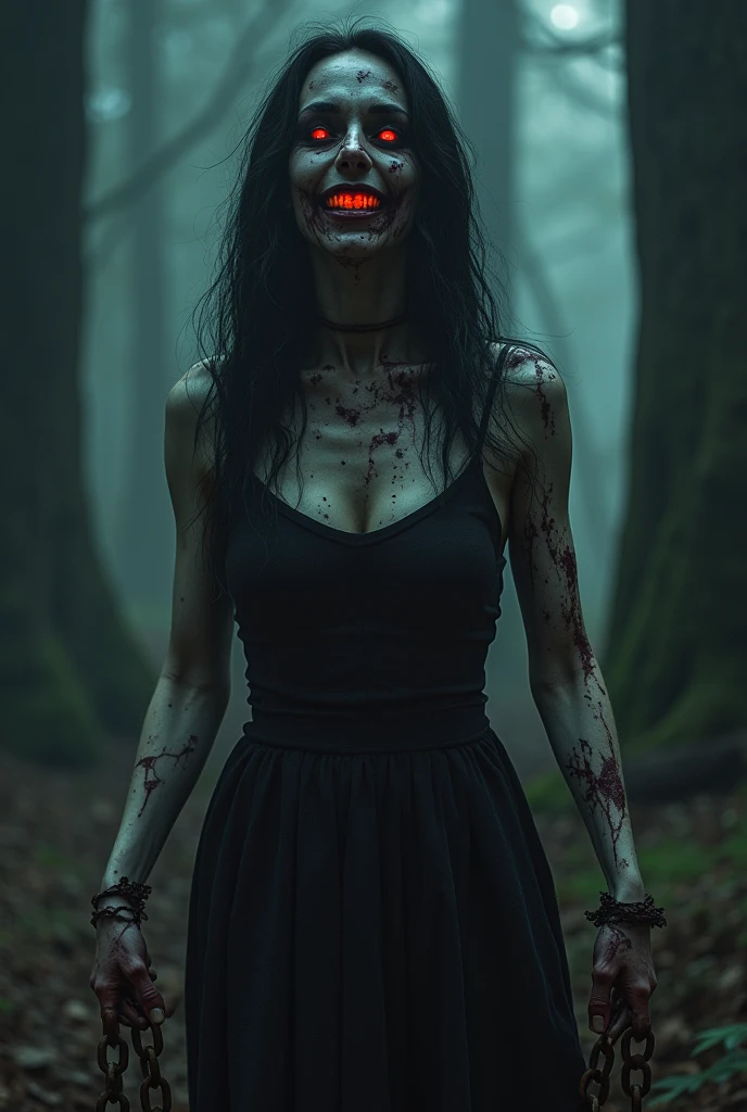 (Masterpiece, Best Quality:1.2),Sea of Blood Background, highly detaild, Colorful black, 1 Girl, cool face, Illustration, Horror art, terror, creepy, 血,A Beautiful Form of Chaos,Mermaid Beautiful Face, graceful, a brutalist designed, vibrant colours, romanticism, rolling_eyes,Evil Mermaid Siren,Bloody and sexy,Gray-green skin, Straight black hair soaked in blood, sharp teeth, Frantic laughter, Atmospheric, trending on Artstation. 8K Masterpiece, ((symmetry)), death, rot, colored background, highly detaild, cool face, Illustration, Horror art, terror, creepy, 血,