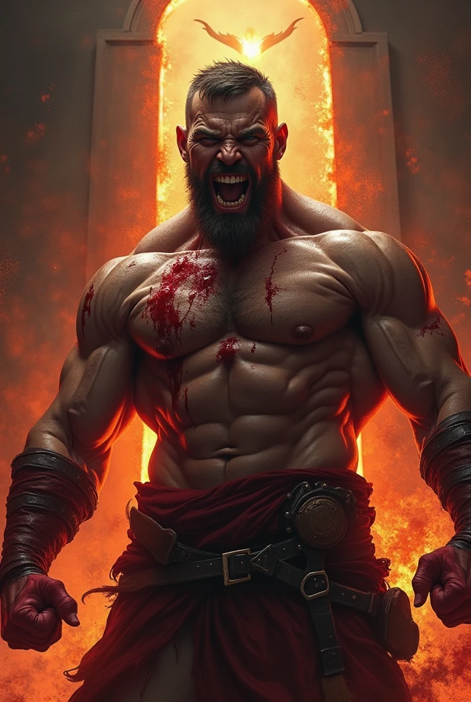 (extremely detailed 8k wallpaper),a medium shot photo of a fearless necromancer, inspired by Dave Batista, Intricate, High Detail, dramatic