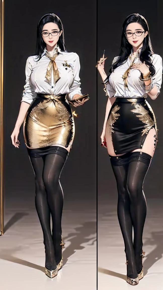 ((Masterpiece, Highest quality)), Detailed face, CharacterDesignSheet, full bodyesbian, Full of details,, Highly detailed, Depth, Many parts,Beautiful paladin girl,Holding a shield,Extremely beautiful,High Balance, Natural light, Lace,lacepantyhose,sparkling with stars,Light green hair,hentail realism, shadowing,character sheets, reference sheet, Standing painting, 8K, Super detail, 1080p, Women's HD,Slim,femele, 16k, A high resolution, Best quality, High quality, Anatomically correct, Masterpiece, ccurate, hyper HD,As graceful as a swan,unreal-engine, Ghibli-like colors, anime, Standing painting, angle of view,Yarn skirt,ssee-through,pigtails,Black and white staggered chest,Cardigan,Heterochromic eyes,Full body photo