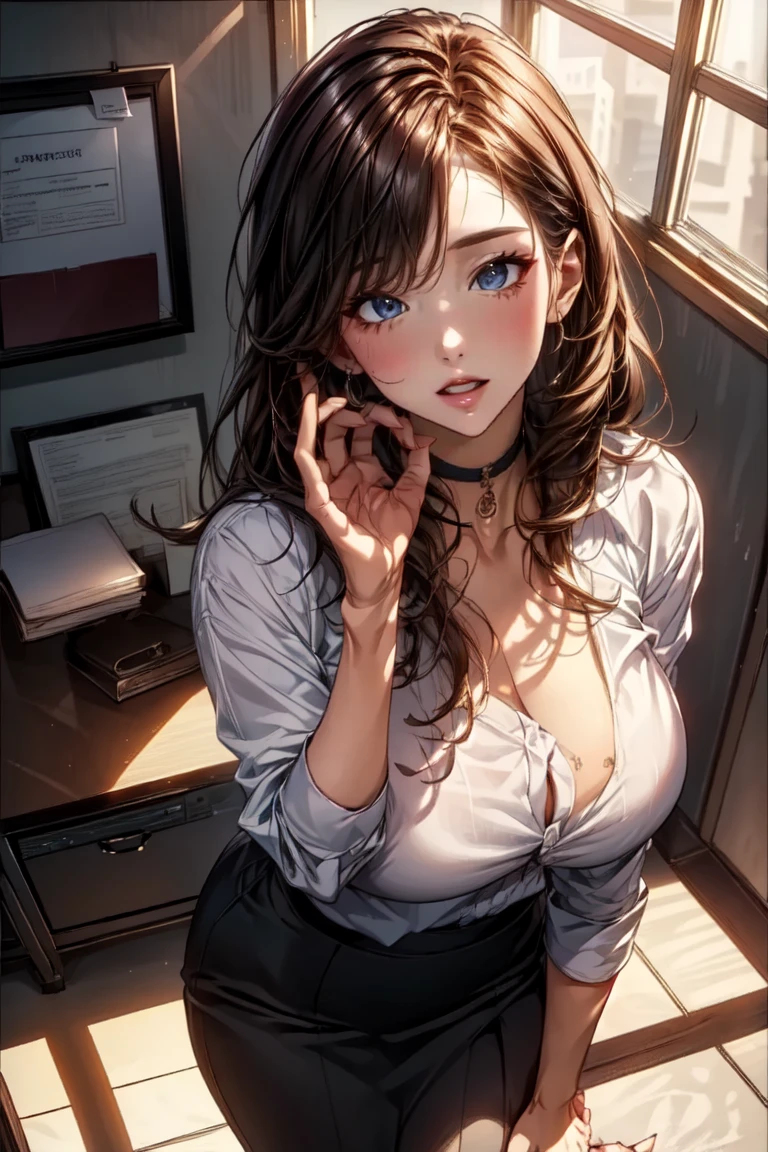 (masutepiece, Digital Art, Digital Illustration, 4K, 8K, Ultra-detailed, beautiful image, Sharp Image, Photorealistic, Raw photo, Perfect face, Perfect lines, Perfect eyes, Soft lighting) 1 woman, (lightbrown hair,Chignon hair in a high position,Innocent look,Lowered eyebrows,drooping eyebrows,drooing eyes,cute large eyes,natural make up,kindly smile,Round jaws,23 year old petite woman:1.3),Two handsome men in suits, (ember,Men in suits,well-muscled,Firm shoulder width,Adult male,Boyish hairstyle,English gentlemanly style,Man in his 30s with a cool expression,28-year-old man with bright smile:1.2),(Nervous,be shy,sleepy,embarrassed from:1.2),innocent smiles,(embarrassed from,Shy smile:1.1),light-filled kitchen、Kitchen Counter、water work、the kiss、kiss、a couple、couple kissing、Romance、ssex、have sex、Wet pubic area、insert 、Rape、Overflowing、Full body painting,(One Girl And One Man,Having sex:1.5),(ember,Adult male,Rubbing the girl's boobs:1.2),Cheek dyeing、gasping face、embarrassed、boredom、begging、Unhappy、Greedy expression,Wet pubic area、 xen、Open your crotch wide、Cowgirl、Fluttering chest、Wet shirt、Sheer lace underwear、Big Size Shirts