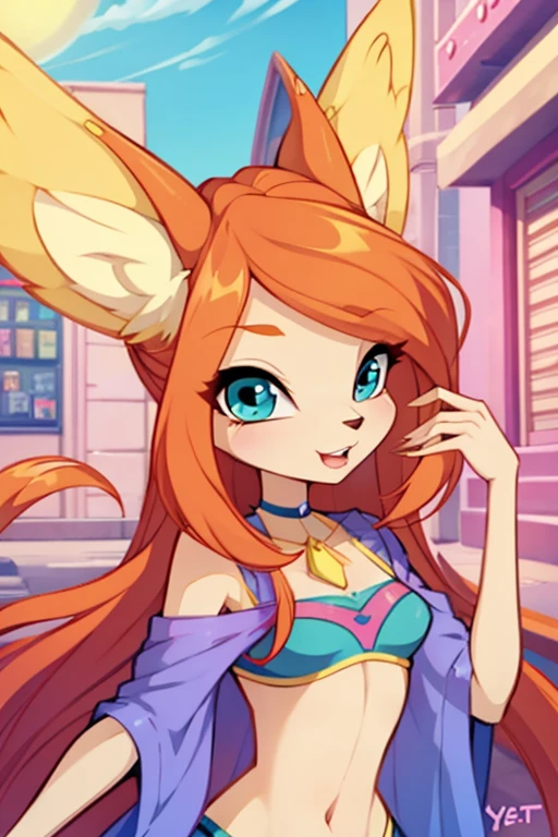 Female furry teenager lama winx cartoon style series by yeiyeiart 