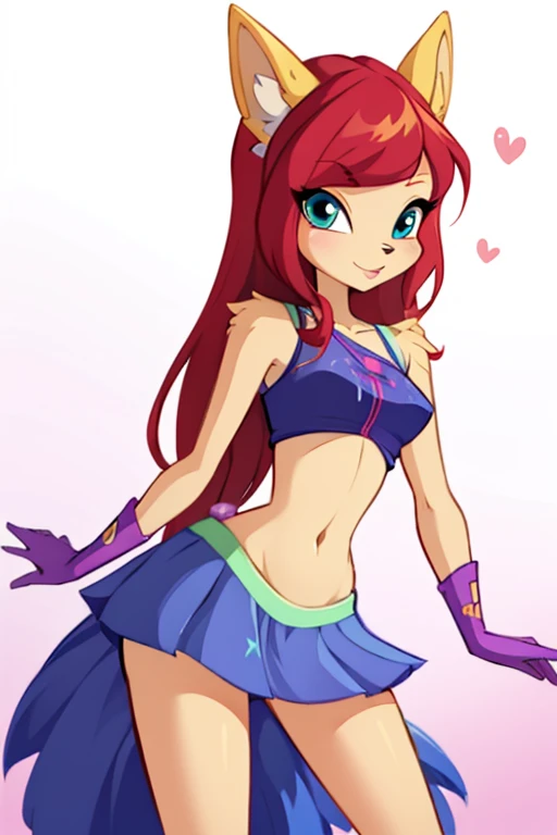 Female furry teenager lama winx cartoon style series by yeiyeiart 