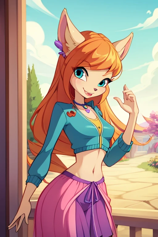 Female furry teenager lama winx cartoon style series by yeiyeiart 