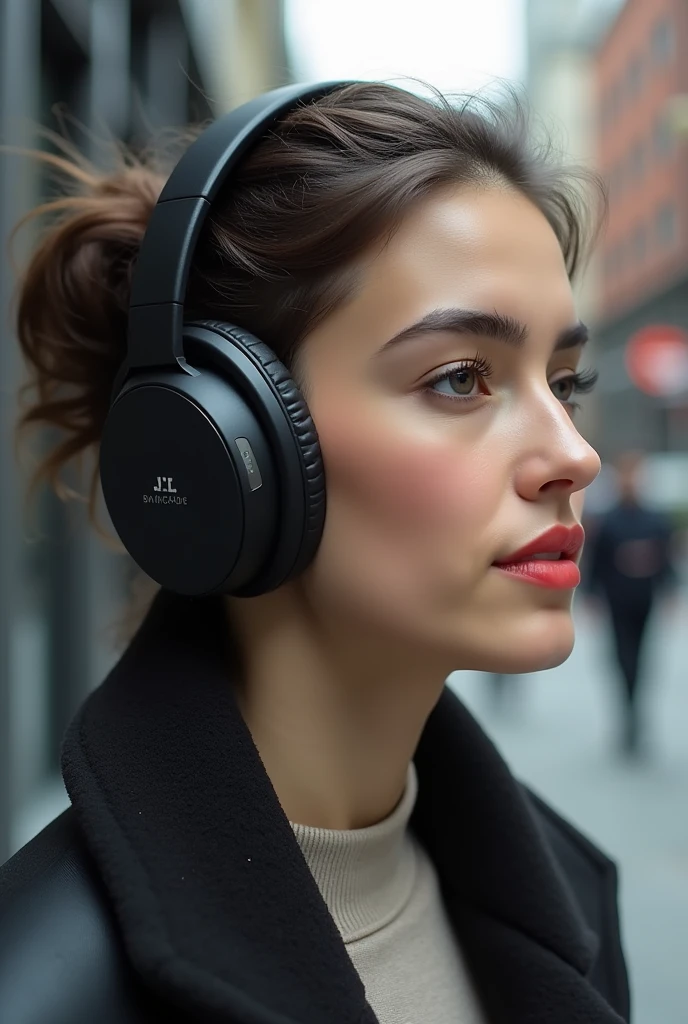 personnage, femme, musique, tiktok, ambiance, retro