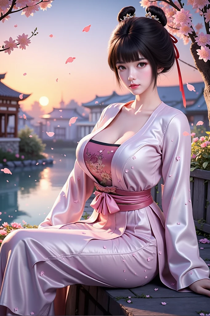 top-quality、masterpiece、超A high resolution、(Blue Dragon Armor)、(((Colossal tits))),Blue Dragon Armor、(Wearing a beautiful crown made of jewels),(Photorealsitic:1.4)、Raw photo、女の子1人、((((handsome hair))))、((Floral hair ornament))),glowy skin、(((Japan Dragon)))、(Gorgeous Jewelry Necklaces)、Natural remains、(Mystical expression)、(Full Body Angle)、(Fight big dragons)、With a beautiful knife、(((Mansuji))),(Pink Metal Bikini)、(beautiful forest background)、(((Precipitous cliffs)))、(Castle background)、((super realistic details))、portlate、globalillumination、(sexypose)、Shadow、octan render、(One-Eyed Scouter)、8K、ultrasharp、Colossal tits、Raw skin is exposed in cleavage、metals、Details of complex ornaments、Japan details、highly intricate detail、Realistic light、CGSoation Trends、Blue eyes、radiant eyes、Facing the camera、Precipitous cliffs、Toostock、(Full Body Angle)、(veils)、(((Heavy Big))),「listener」toView[Sutoru、nffsw、