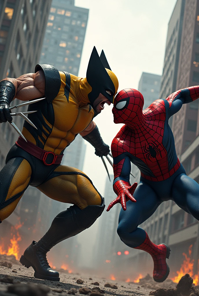 Wolverine and spiderman 
