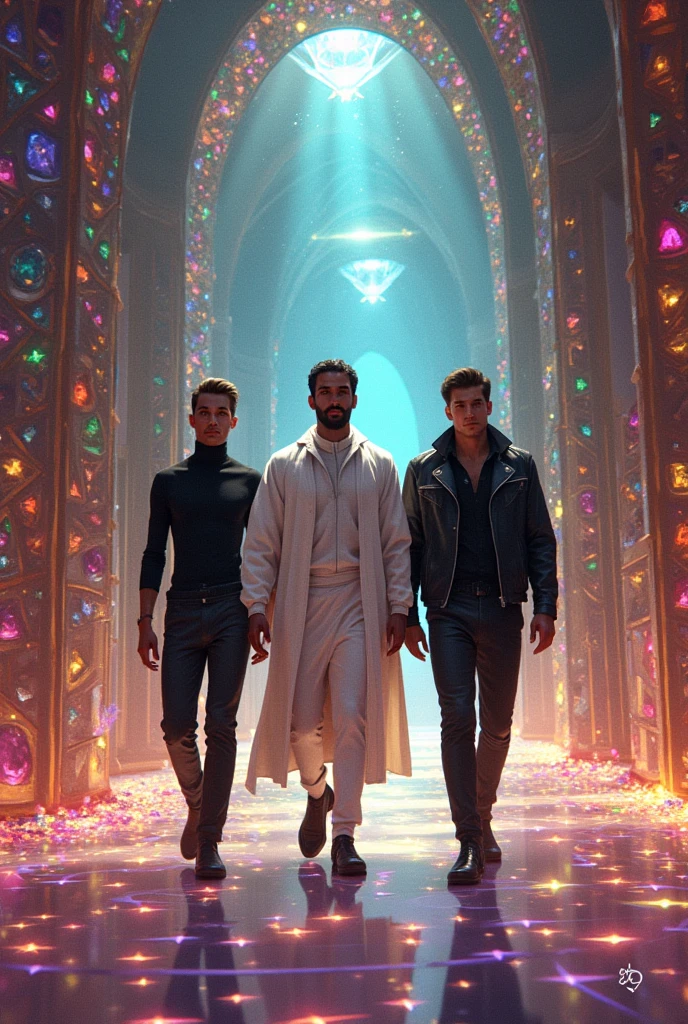 a bunch of robed men surrounding a glowing magic sigil from which a giant pair of boobies is emerging