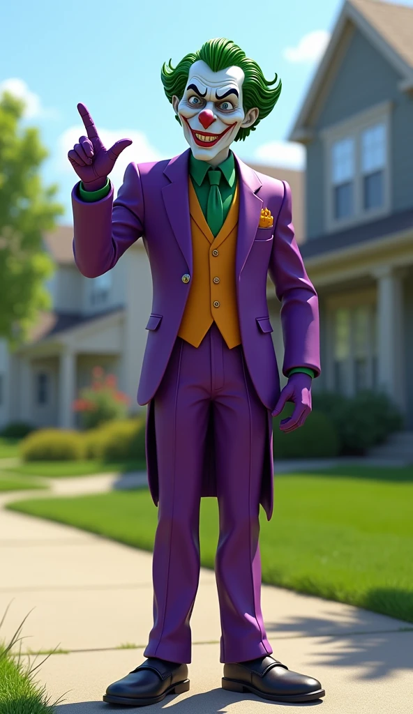 The Joker, meticulously crafted from vibrant origami paper, poised in a dynamic and determined stance, with sharp, angular folds and intricate details, casting dramatic shadows under soft, ambient lighting, set against a backdrop of gotham city | finely-detailed, perfect focus, sharp, vibrant, subject-background isolation, f/2.8, 1/30, 50mm, ISO 100