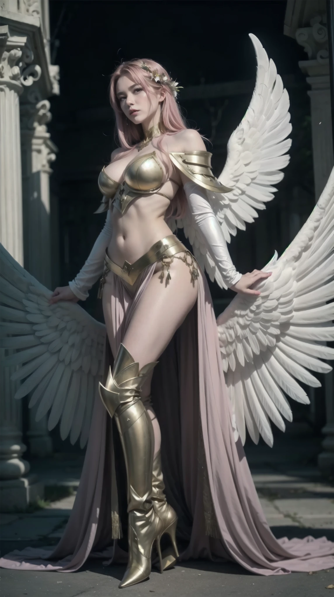   a close up of a woman with a skull on her shoulder , Anjo majestoso de   full body , angel knight girl, angel in plastic armor, tall female angel, beautiful angel girl ciborgue,  gorgeous cleric , cushart krenz arte chave feminino, serafim,  Shadowverse character concept , goddess.  extremely high details, ( (  character concept art ) ),  Araffe Anjo com golden asas andando em uma rua , Anjo majestoso de   full body , super wide angel, wide angel shot, wide angel, epic angel wings, foto do corpo da goddess cinematográfica,     Epic angle and pose    ,  Angelic wings on the back , thick, , share, beautiful angel girl, From the Handsome Angel ,  long-range shot of a tall angel , foto gigante e impressionante da goddess,  there is a woman with pink hair ,   full body ,   full body ,   looking at the camera , guweiz&#39; unstyled artwork , ! dream artegerm, Lois van Baarle and Ross, estilo de arte realistic, IG Model | artegerm, Sem style Ross Tran,  inspired by Ross Tran , artegerm style, artegerm e atey ghailan,   Araffe covered in gold in front of a building , angelic  golden armor , unreal motor render   knights of the zodiac  , Golden Goddess Athena,   like a mystical valkyrie  , ornate cosplay, goddess grega Atena, usando   golden armor  , 3 d goddess minerva,   knights of the zodiac  , - The Mariner Galaxy. Very beautiful, mystical atlantean valkyrie, usando   golden armor  , golden asas, Virgin Shaka ,   knights of the zodiac  s, HDR, 8k,   Original Character  ,   High resolution , high detail,   Focus on the face , portrait, ,   Middle Ages  , classicism,   Andrey Atroshenko style  , paint,   traditional media  , realistic,   symmetric detailed eyes  ,   detailed and beautiful face  , figurative, , oil on canvas, HDR, 8k,   Original Character  ,   High resolution , high detail,   Focus on the face , (nsfw), ,   moon jewel on forehead  ,   golden new moon jewelry on forehead ,   angry expression  ,   sad expression  , Sailor Moon,   golden armor  , ([  cab