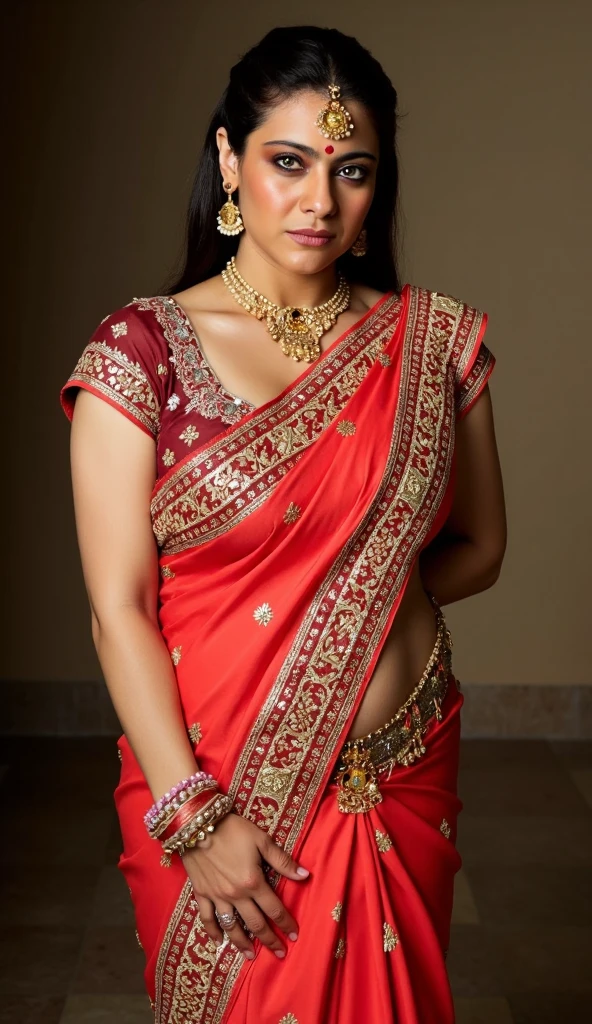 Indian chubby hot bhabi bearing tight blouse saree large breast 