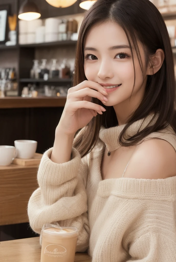 (masterpiece:1.3), (8K, Photorealistic, Raw photo, Best image quality: 1.4), Japanese schoolgirl、(Random Hairstyles:1.2)、Cleavage:1.2、Super detailed face、Attention to detail、double eyelid、Put your chest together、Sharp focus:1.2、Beautiful woman:1.4、Light brown hair、Highest quality、masterpiece、Ultra-high resolution、(Photorealistic:1.4)、Highly detailed and professionally lit smile、Lightweight, loose knitwear with a small surface area、Shoulder out、thin、Serious expression、Short-haired、Deadly position、Torn shorts、{(Showing the whole body from head to knees)}