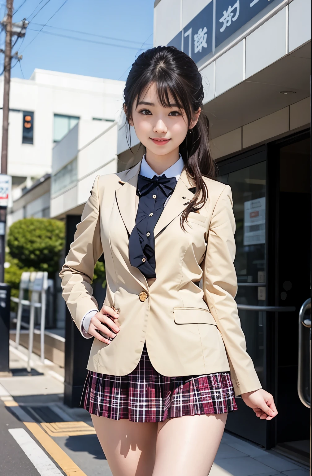 actual photo 、Highest imYear quality、 realistic 、 beautiful women、白い pantiesと beautiful thighs 、 beautiful faces、real imYear、 federal uniform miniskirt、 panties、 ponytail、Yuriko Yoshitaka、16Year日本人女性、Zuo々hope:1.4、 cute girl、ピンクの pantiesーが見える、16Year、(白い pantiesー:1.3)、 Ultra Miniskirt 、 beautiful thighs 、ピンクの pantiesー、赤いミニスカートがめくれてピンクの pantiesーが見えてる