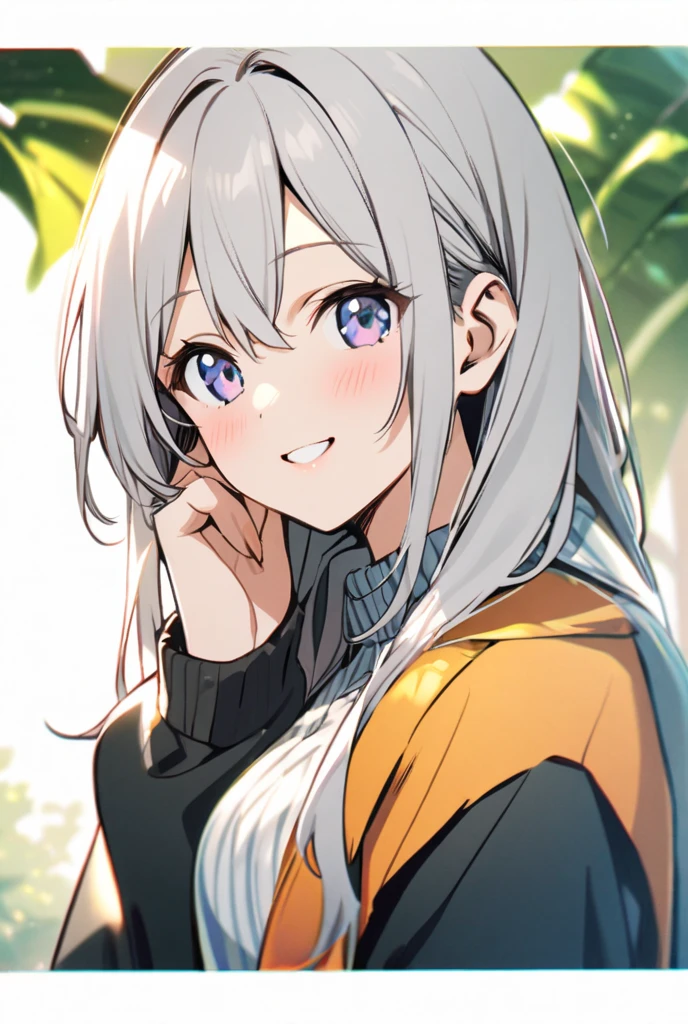 masterpiece, best quality, solo, 1girl, looking at viewer, smile,  <lora:Miyako_Fp:1>, miyakoend, yellow dress, white capelet,  <lora:FE-ENGAGE S Rank_Fp:1>, sky, cloud, beach