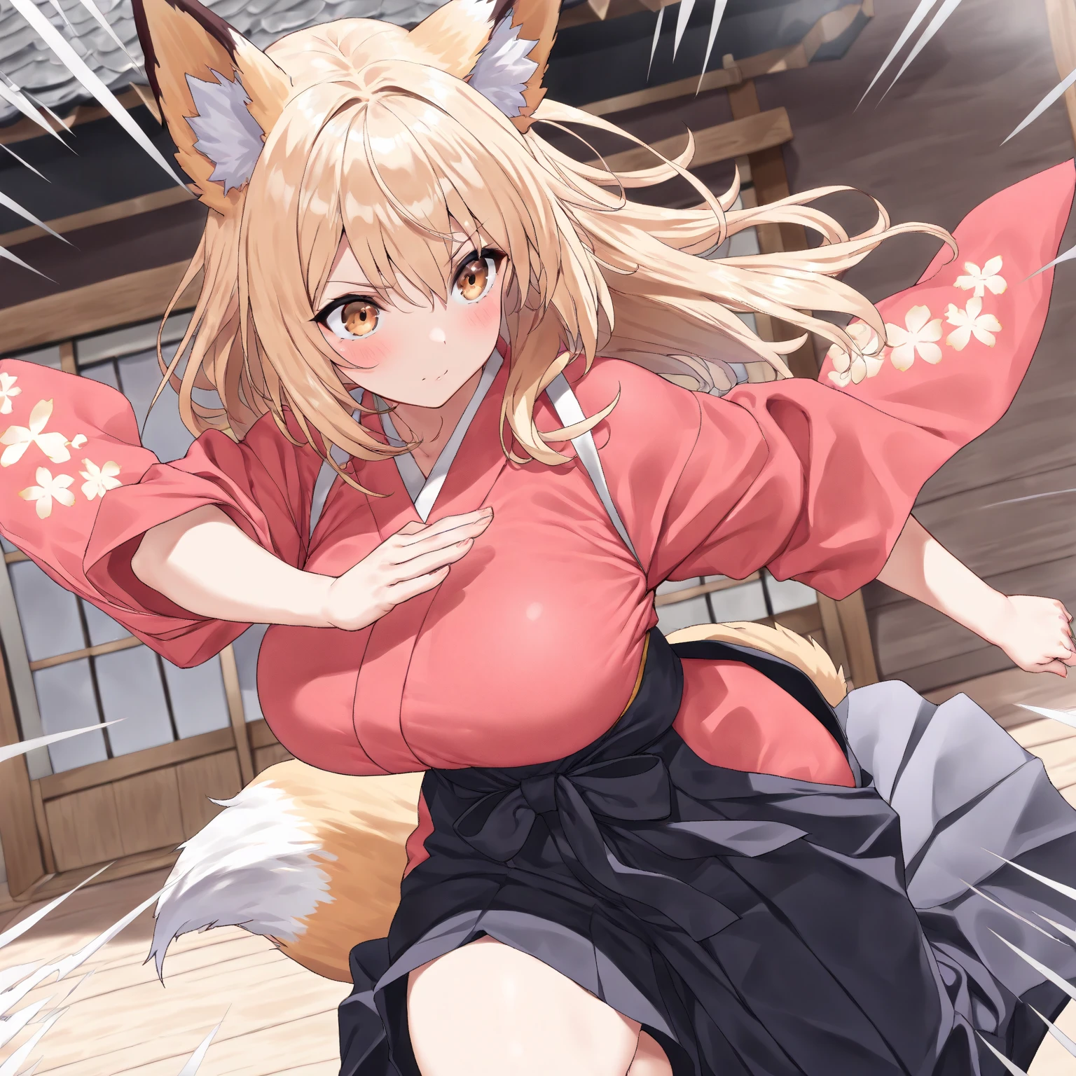 NSFW,masterpiece,Highest quality,High resolution,Super detailed,Sen、Blonde、Animal ears、Fox Ears、blush、Animal earsの毛、hair ornaments、Fox Girl、Hair Flowers、Hair between the eyes、Short Hair、Fox's Tail、tail、Flat Chest、Yellow Eyes、Young girl,Shrine maiden、kimono、Ribbon mesh sleeves,((Oho face)),Embarrassed,blush,Leg spread,excited,Estrus,orgasm,Trembling,(Climax),(Squirting),(Ahegao),Roll your eyes、squint,Middle-aged men,(Having intense sex),Insert,Creampie,shrine,torii