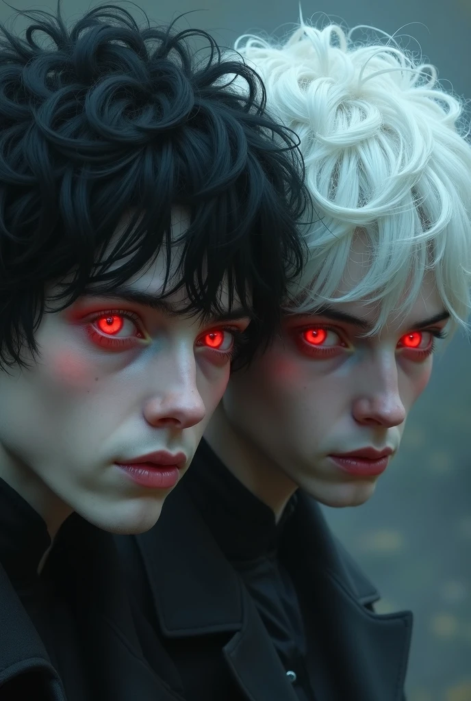 Image referring to the obsession between two very beautiful psychopathic men