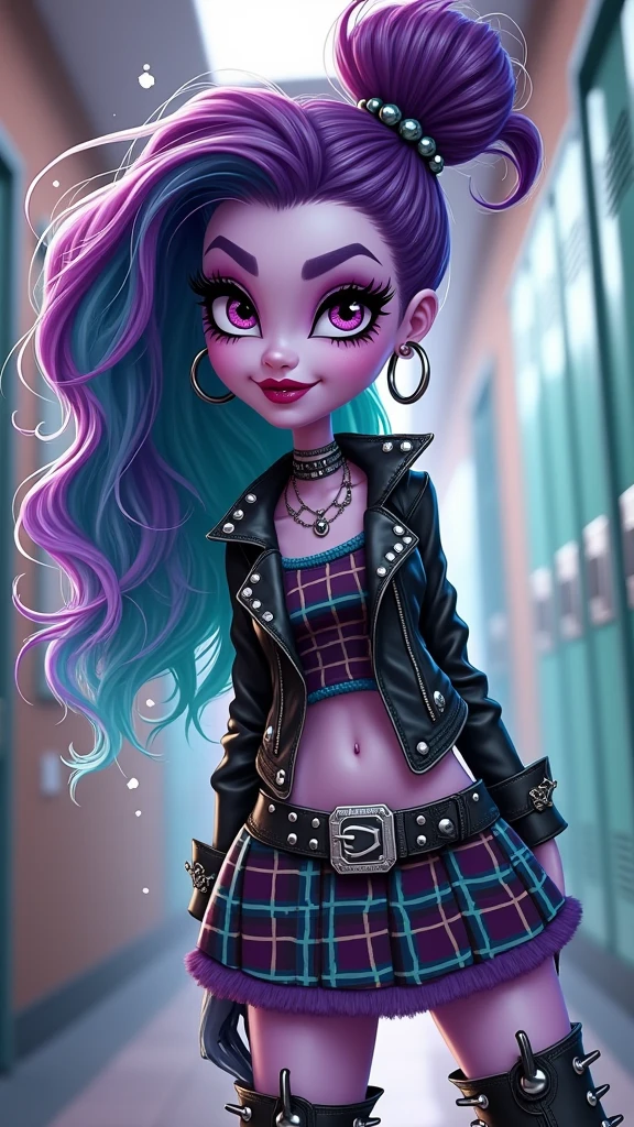 Cartoon illustration of a baddie
