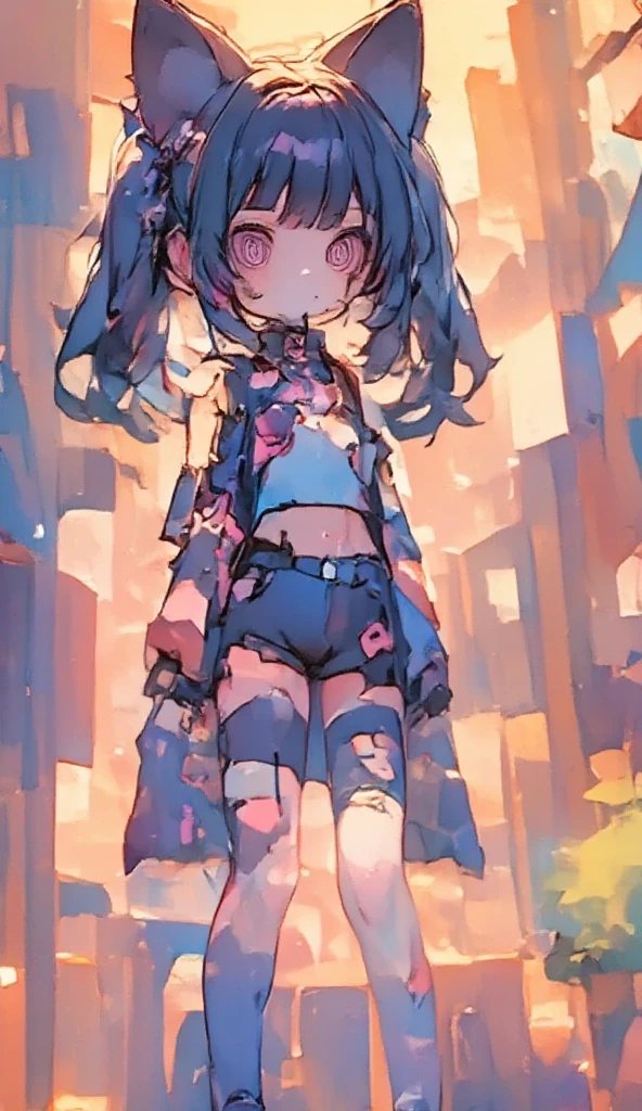 (Realistic painting style:1.0), Masterpiece, Best quality, absurderes, comic strip, illustration,
1 girl, long hair, cute girl, young and cute girl, Korean girl, {Breasts}, hana, 
a girl sitting on a rock near a tree in a black dress, wearing a sexy cropped top, wearing crop top and miniskirt, black top, wearing a black cropped tank top, black skirt, a black chocker,