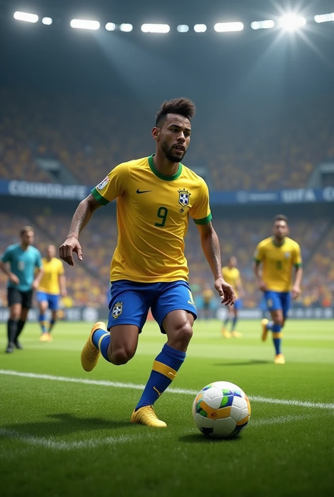 Neymar scoring goal