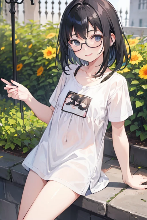 Magazine Cover,Legendary Flower,School Swimsuit,collar, Blindfold,Watering the flower,Beep beep beep,Sweaty skin,garden,Gonzo Porn